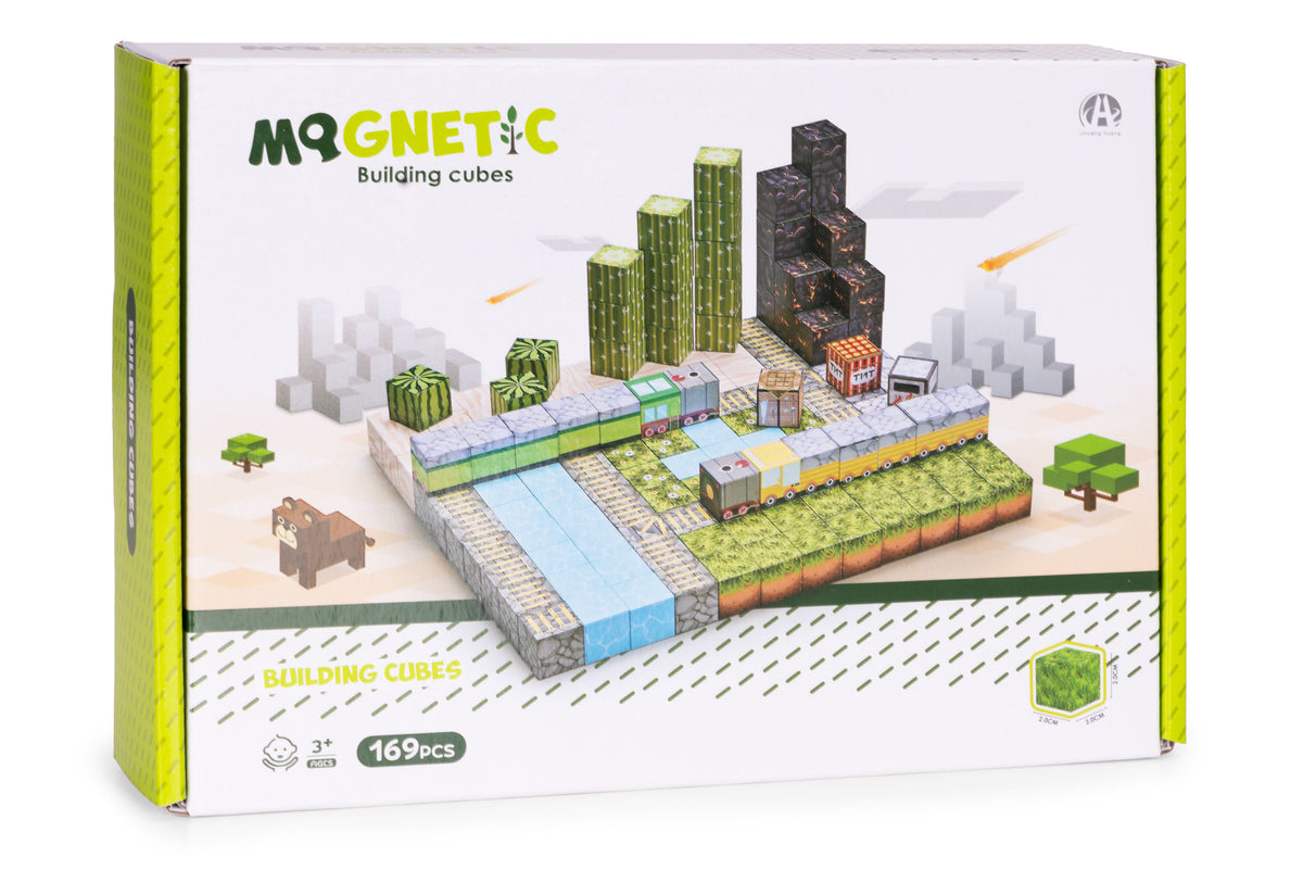 Magnētiskais konstruktors bērniem, 169 gab. | EcoToys