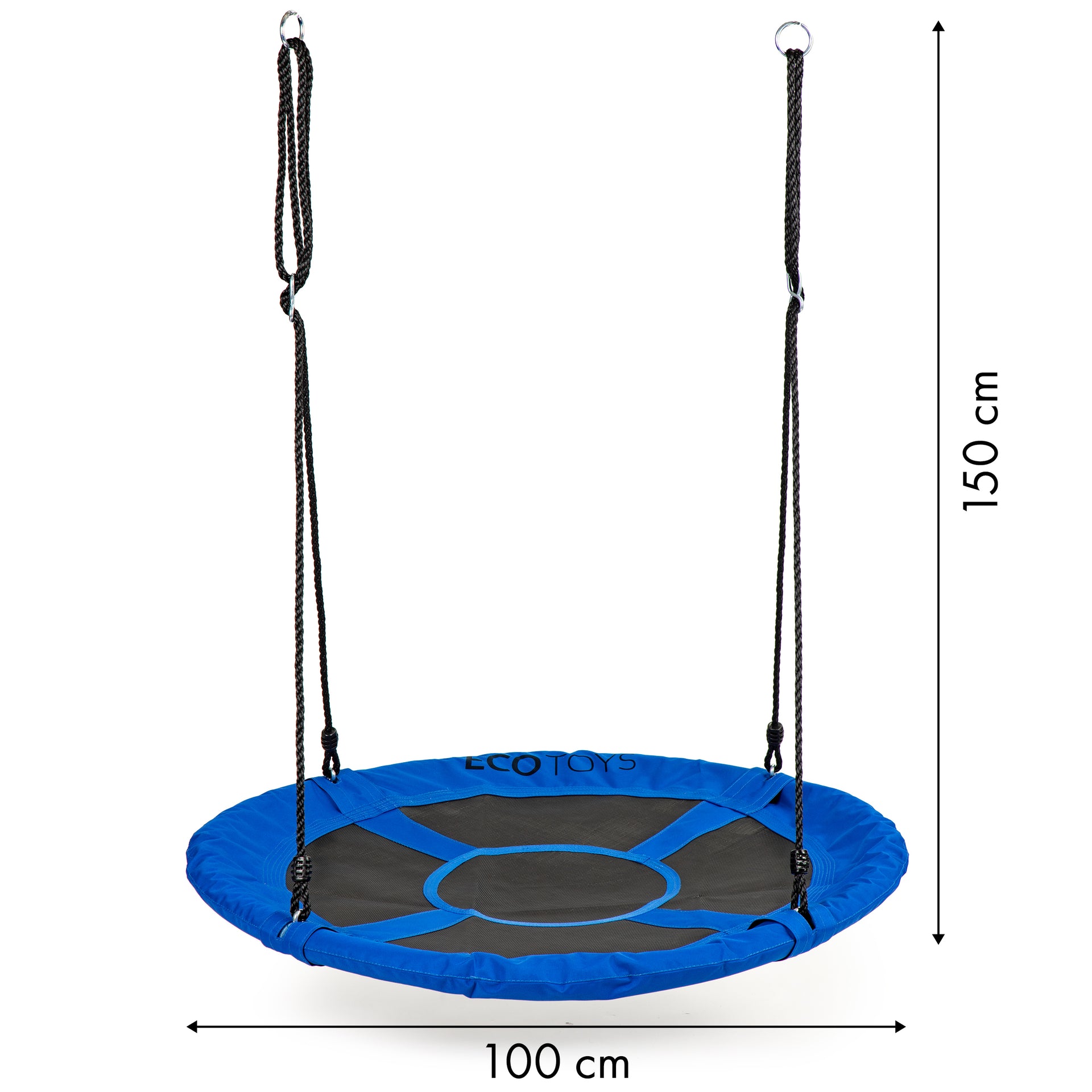 Dārza šūpoles stārķa ligzda 100cm Blue