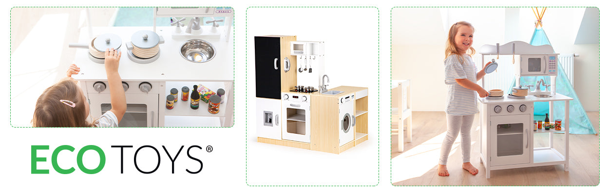 Koka bērnu virtuve LED LIGHT FAMILY
