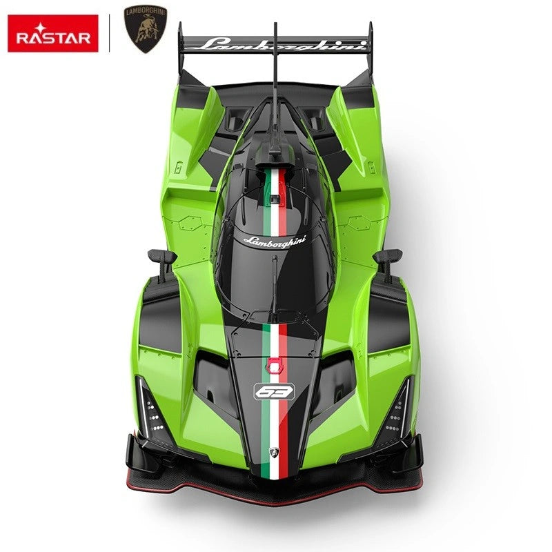 Radiovadāma mašīna Lamborghini SC63 LMDH, 1:24 Rastar 10160 | EcoToys