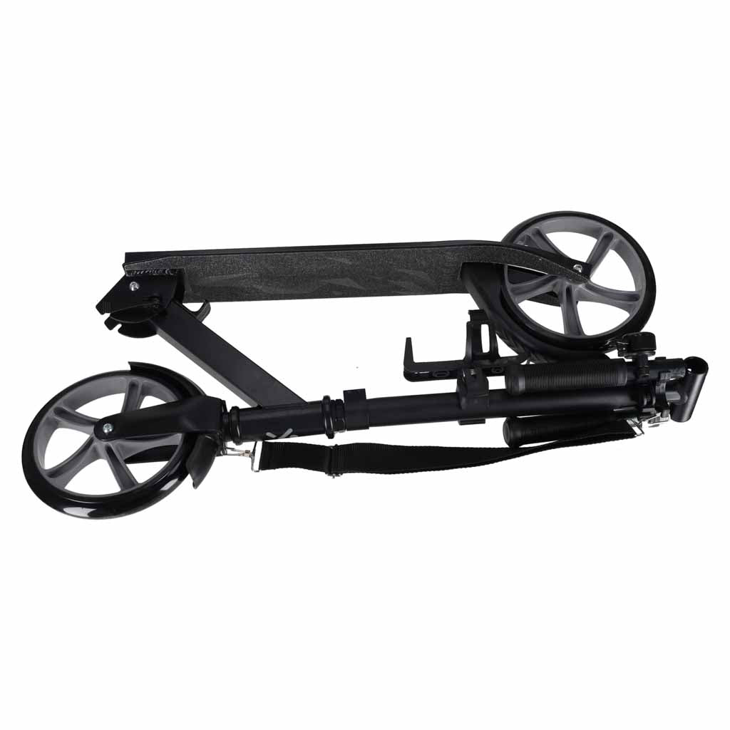 Trike Fix salokāms pilsētas skrejritenis ar 200 mm riteņiem, melns un pelēks | EcoToys