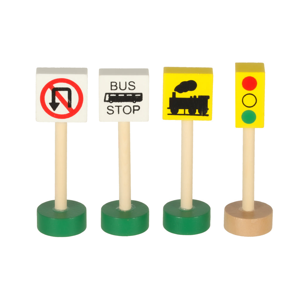 Koka vilciena lokomotīve pilsēta 69el | EcoToys