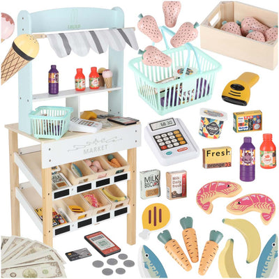 Bērnu koka tirgus MELO