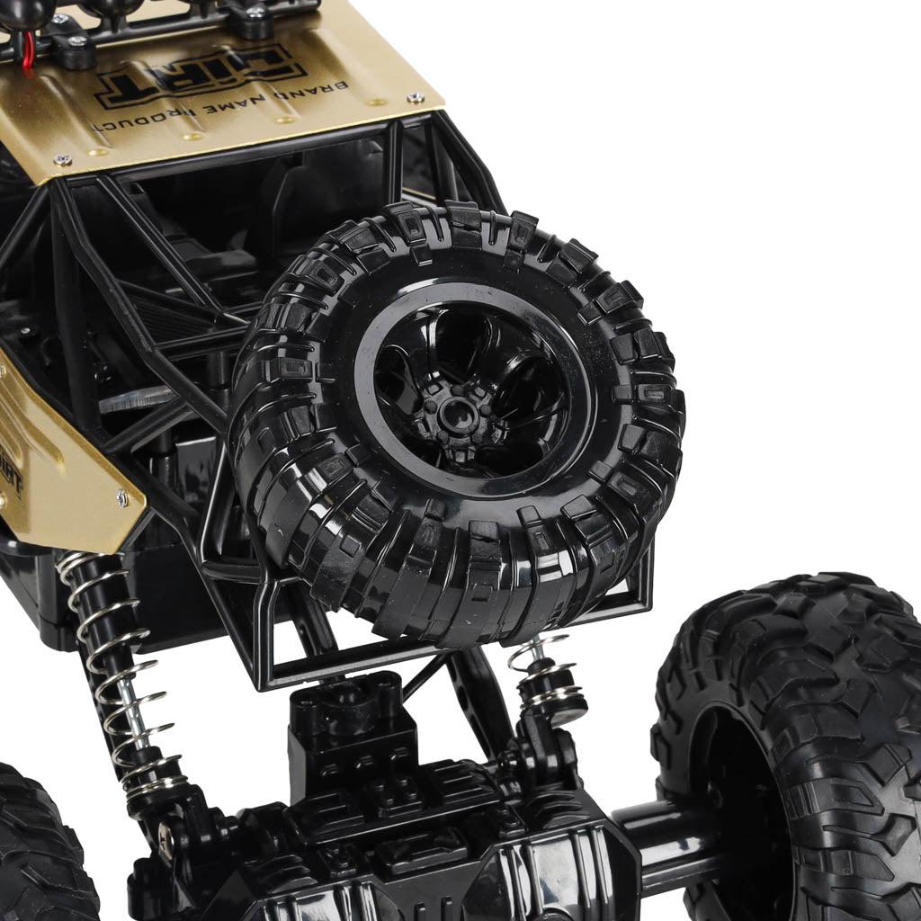 Tālvadības auto Rock Crawler 4×4, metāla, 1:12, zelta | EcoToys