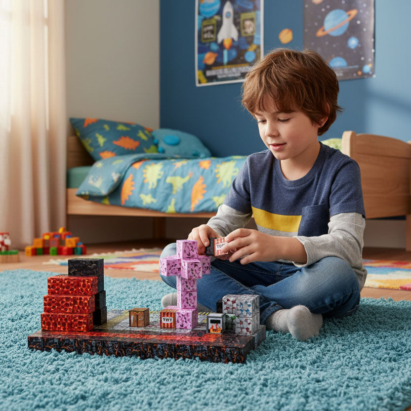 Magnētiskais konstruktors bērniem, 160 gab. | EcoToys