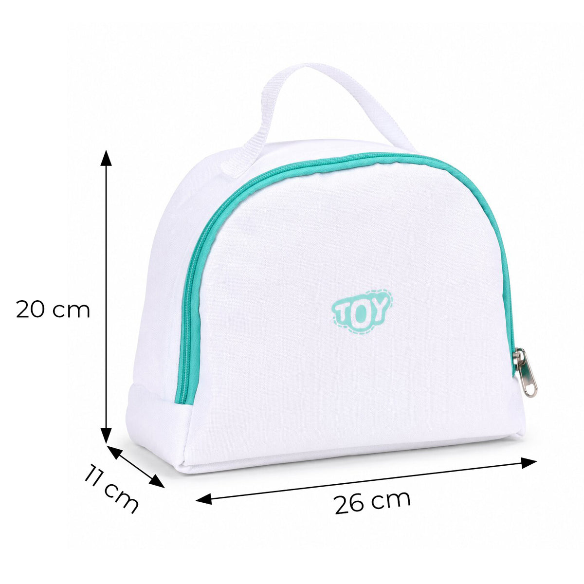Koka mazā ārsta komplekts bērniem – ārsta soma, 26 gab. | EcoToys