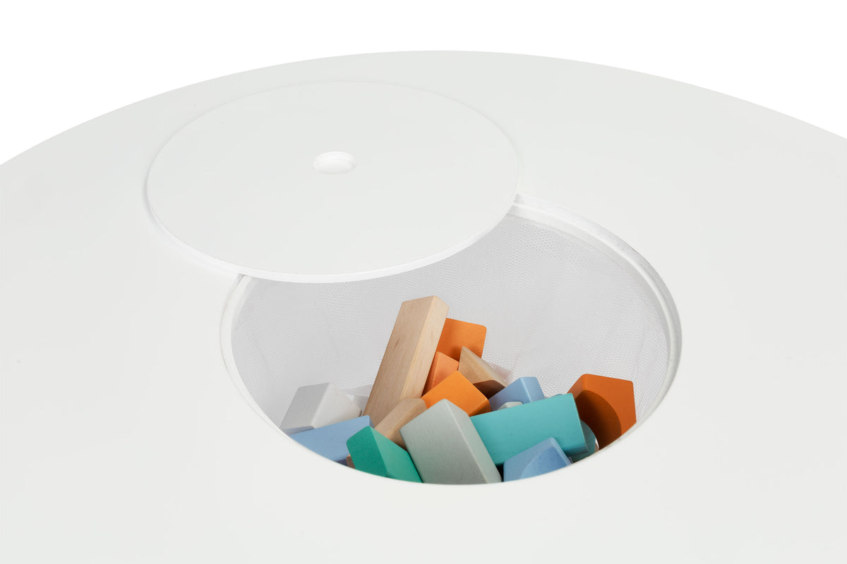 Balts bērnu galds ar diviem krēsliem | EcoToys