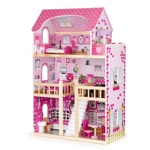 Koka leļļu māja PINK KIDS