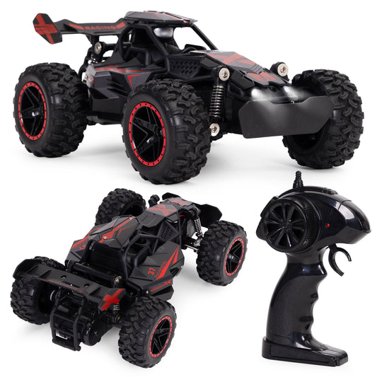 Radiovadāms bezceļu auto 1:18, aizmugurējā piedziņa, akumulators 3,7 V 500 mAh | EcoToys