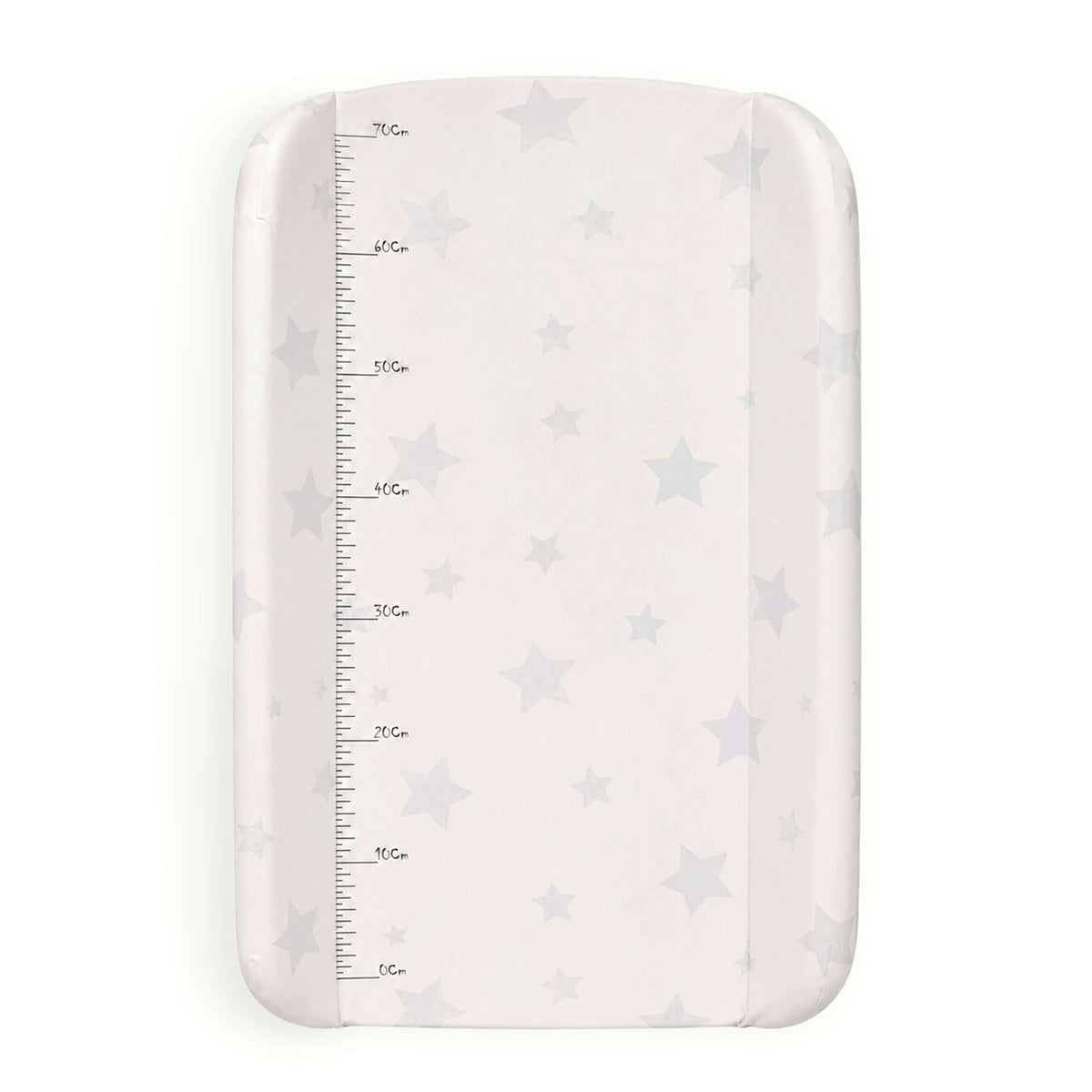 Ciets profilēts pārtinamais paliktnis 85x50 cm gultiņai un kumodei “Zvaigznes” | EcoToys