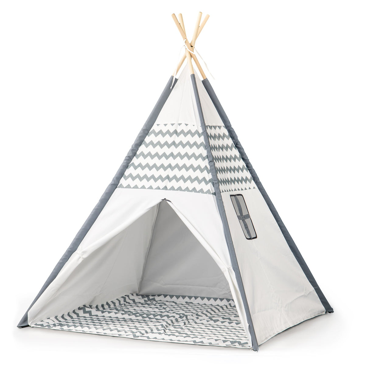 Tipi vigvama telts ar pilnu grīdu | EcoToys