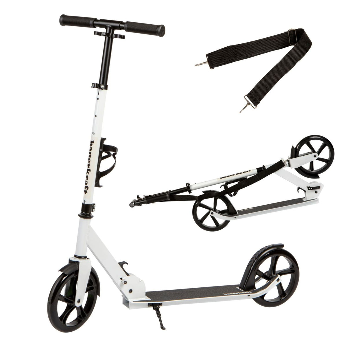 Pilsētas skrejritenis bērniem un pusaudžiem, saliekams, 91–101 cm, riteņi 200 mm, pudeles turētājs | EcoToys