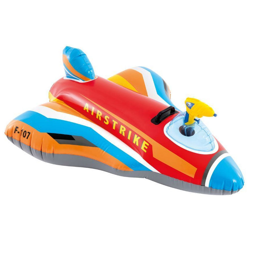 Piepūšama peldēšanas lidmašīna bērniem ar ūdens pistoli INTEX 57531 | EcoToys
