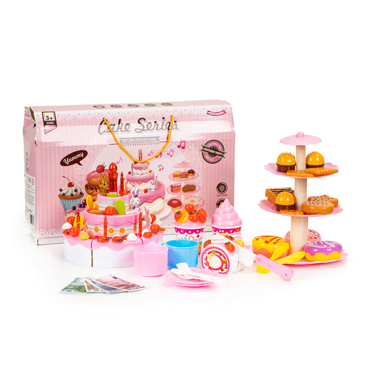 Dzimšanas dienas torte griešanai, 125 gab. | EcoToys