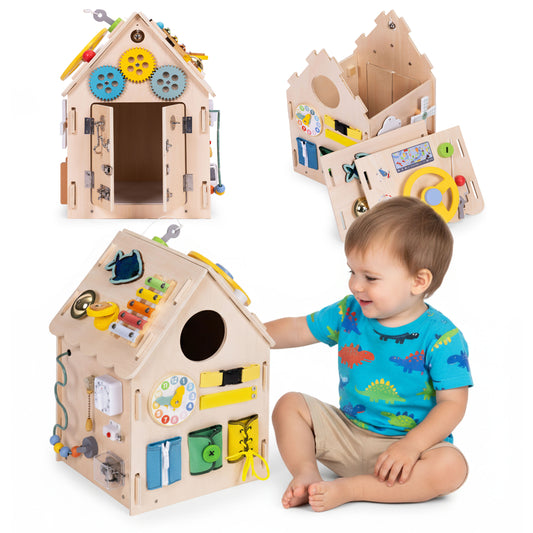 Koka sensorā mājiņa bērniem XXL, 30 gab. | EcoToys