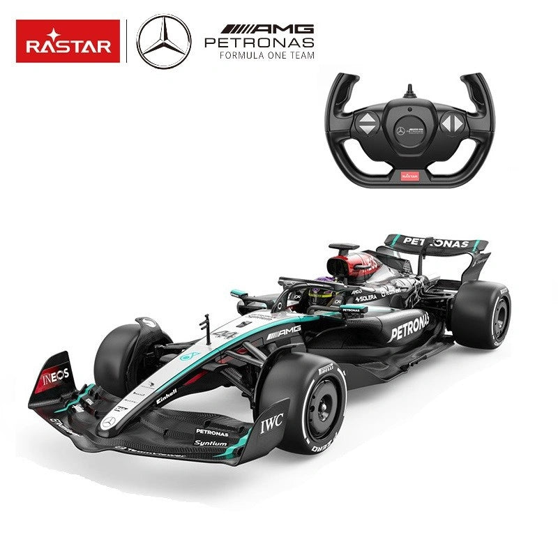 Radiovadāma mašīna Mercedes AMG F1 W15 E, 1:12 Rastar 10250 | EcoToys