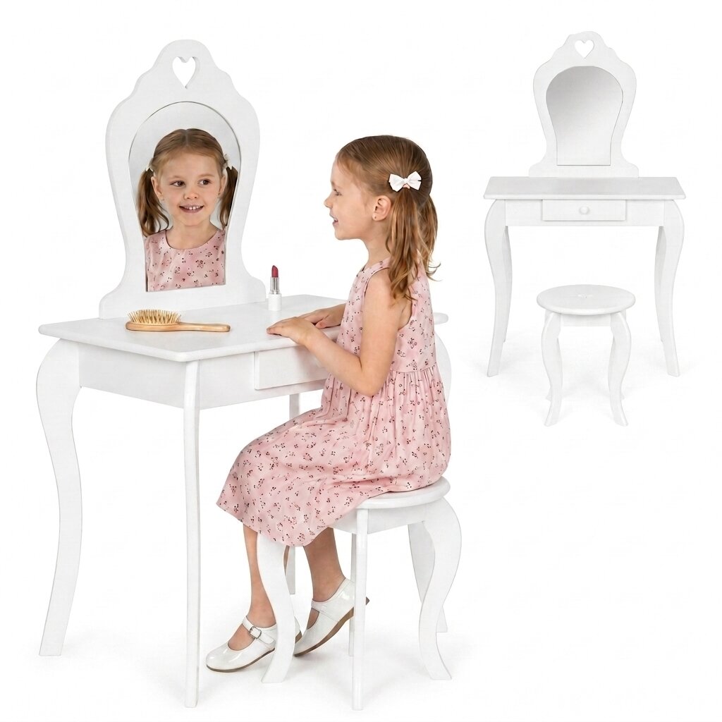 Liels bērnu tualetes galdiņš ar spoguli | EcoToys