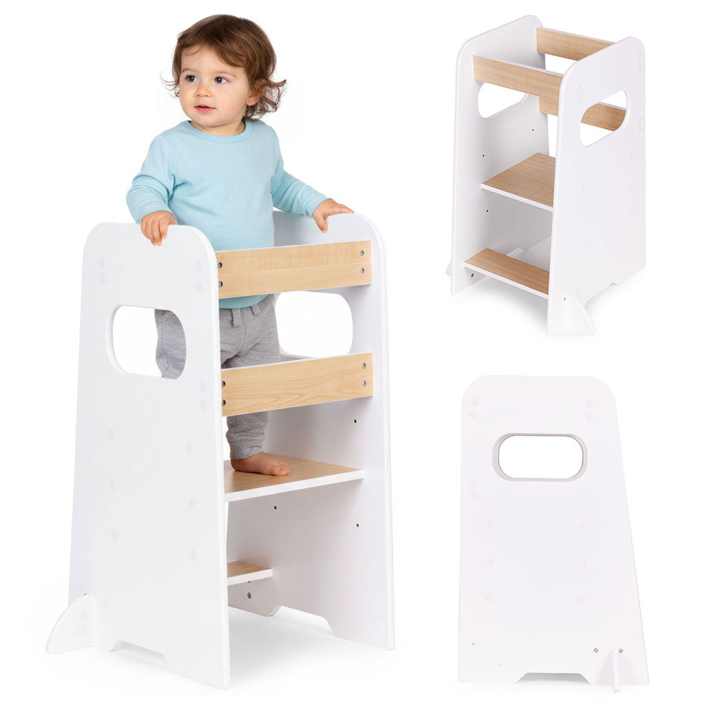 Montessori virtuves palīgs – regulējams bērnu paaugstinājums | EcoToys