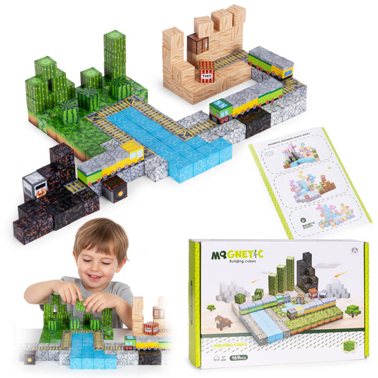 Magnētiskais konstruktors bērniem, 169 gab. | EcoToys