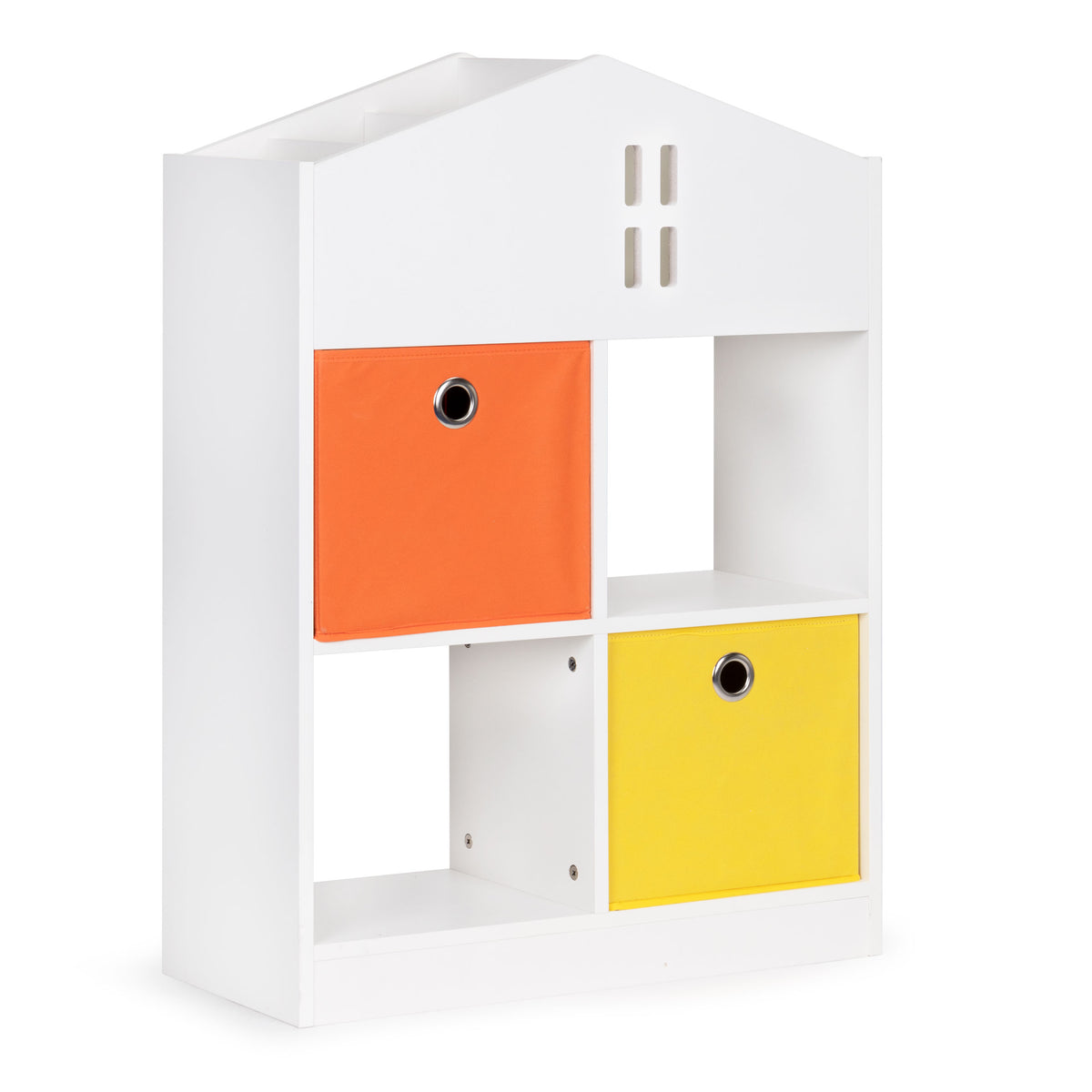 Koka bērnu plaukts – leļļu mājas organizators ar nodalījumiem | EcoToys
