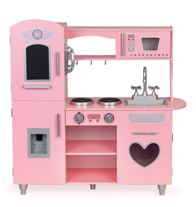Liela koka virtuve bērniem ar skaņas efektiem PINK HEART