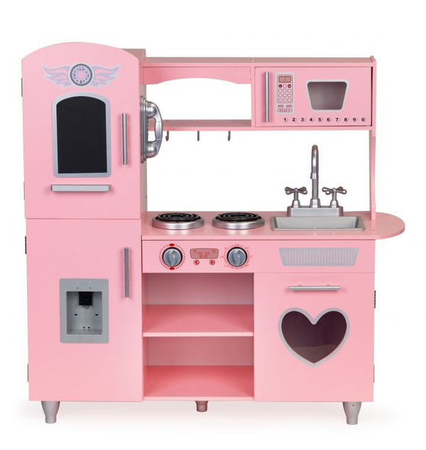 Liela koka virtuve bērniem ar skaņas efektiem PINK HEART