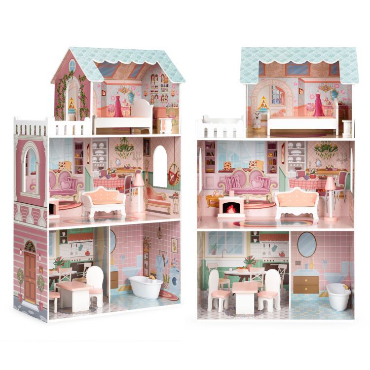 Liela leļļu māja ar mēbeļu komplektu BARBIE