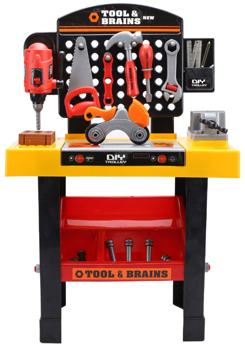 Liela bērnu darbnīca “Tool & Brains”, 39 gab. | EcoToys