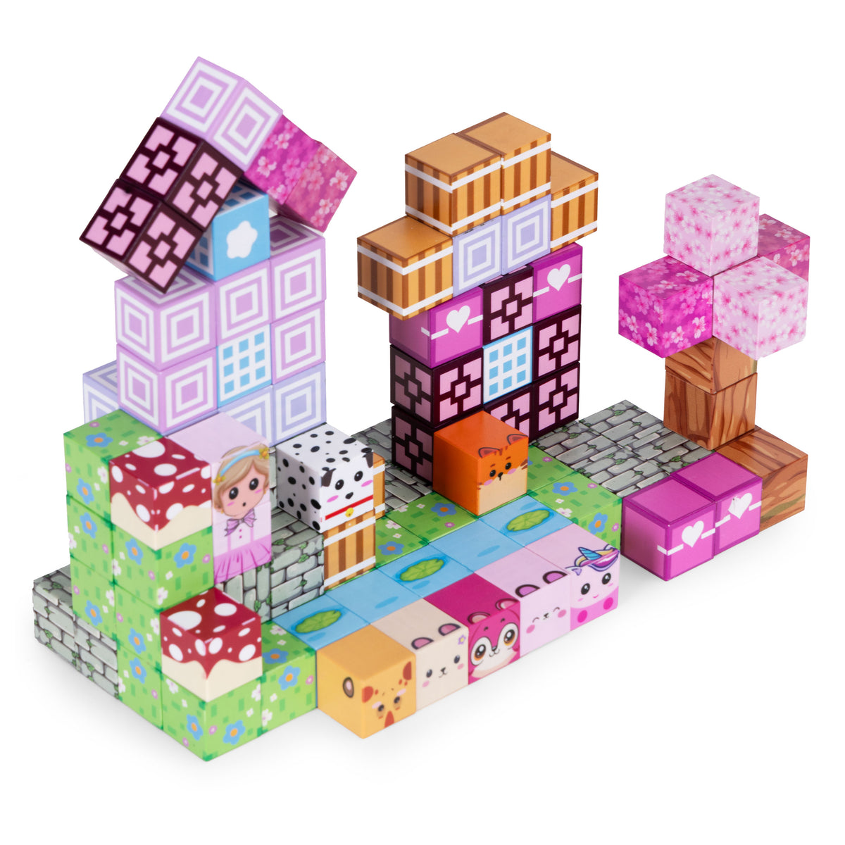 Magnētiskais konstruktors bērniem, 113 gab. | EcoToys