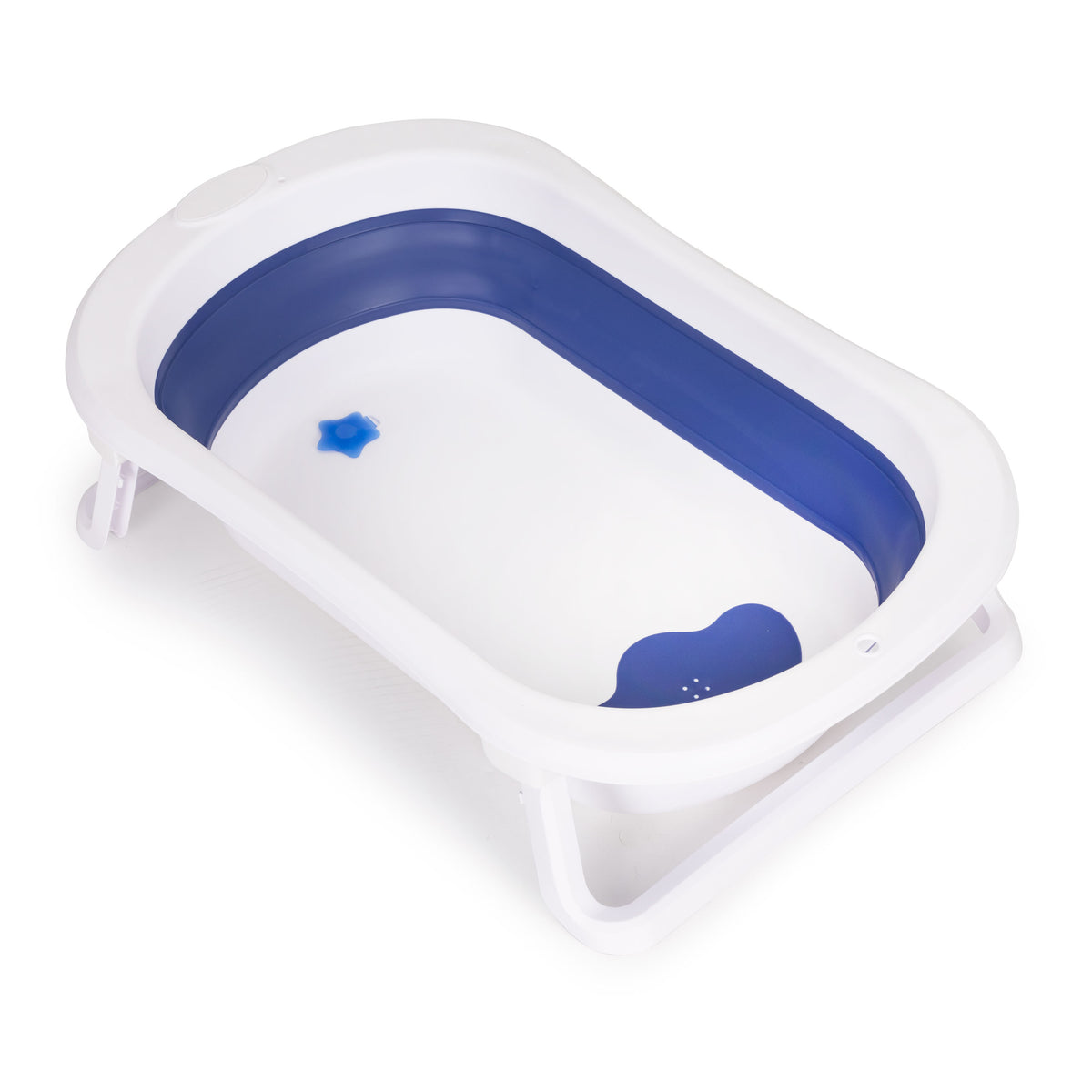 Saliekama mazuļu vanniņa ar notekvārstu, zila | EcoToys