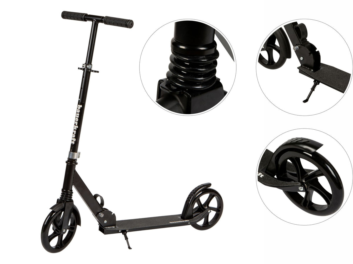 Pilsētas skrejritenis bērniem un pusaudžiem, saliekams, 95–105 cm, riteņi 200 mm | EcoToys