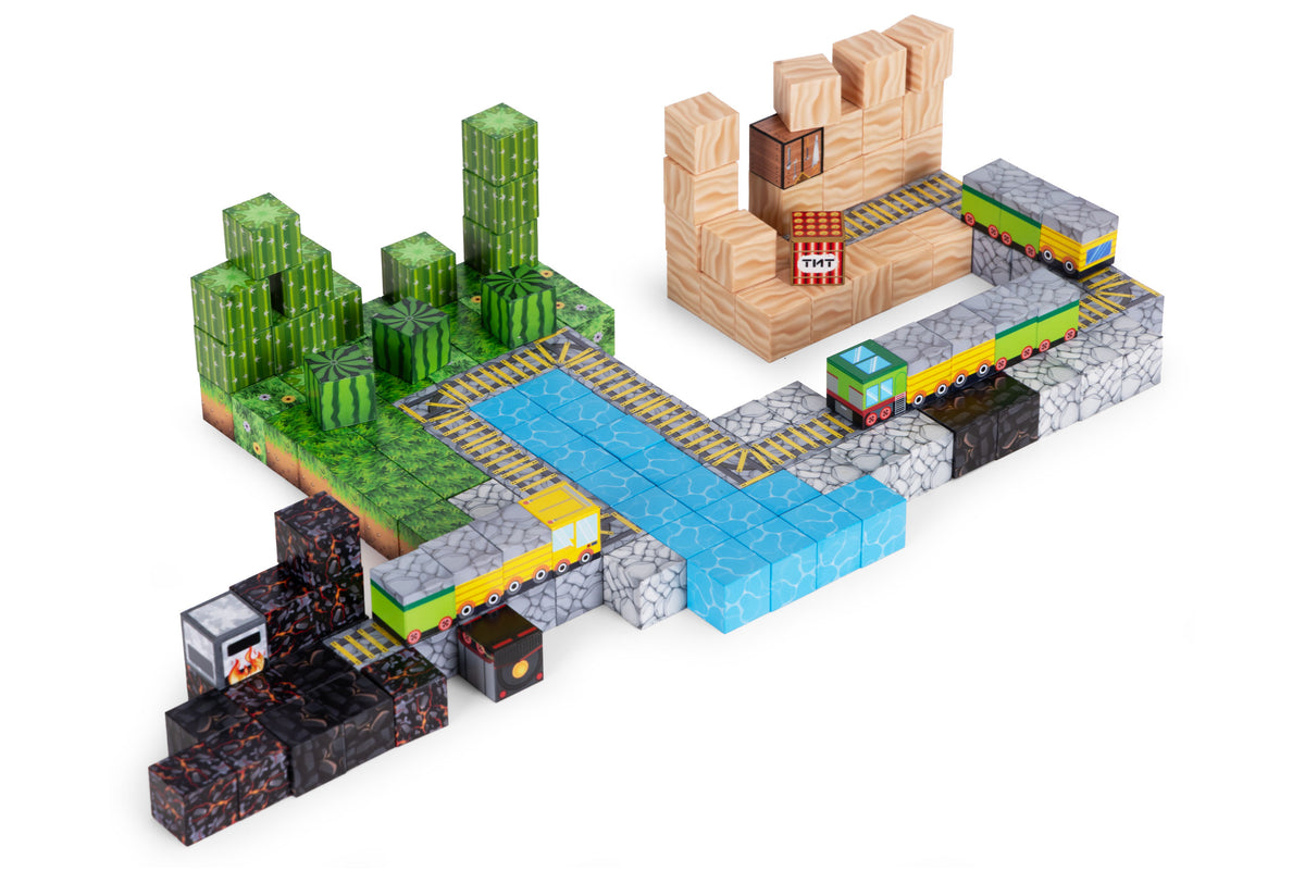 Magnētiskais konstruktors bērniem, 169 gab. | EcoToys