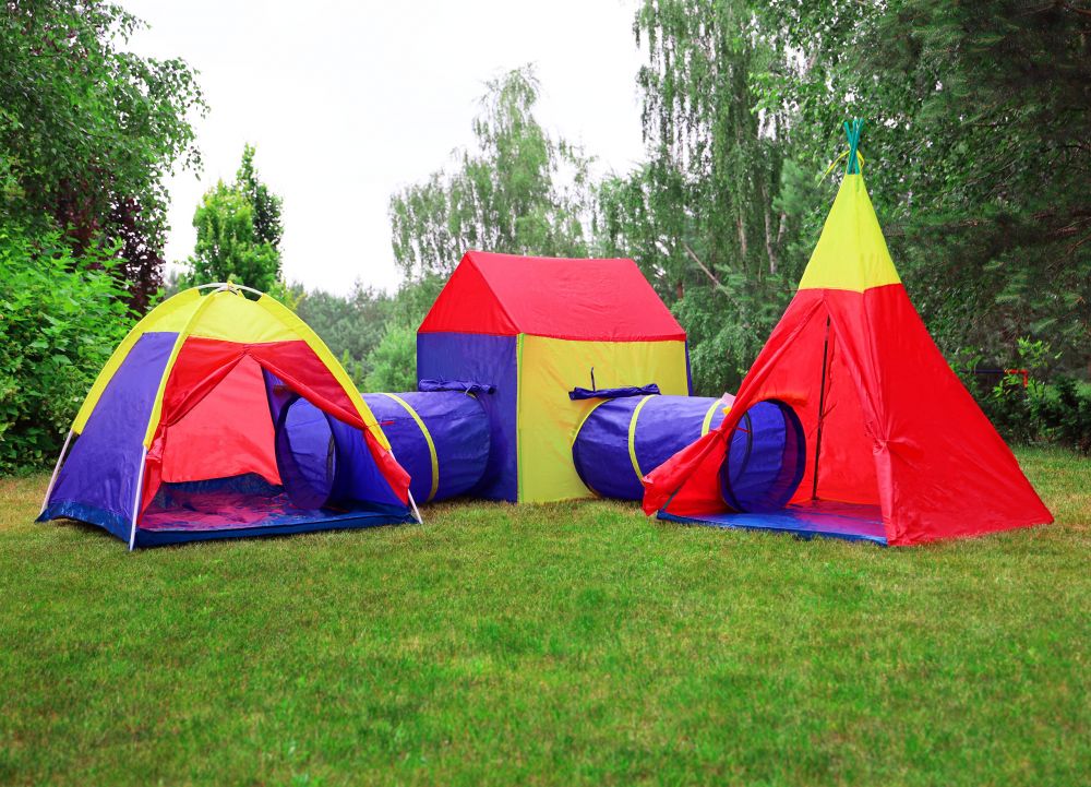 Bērnu telšu komplekts 5in1 – mājiņa un tuneļi IPLAY | EcoToys