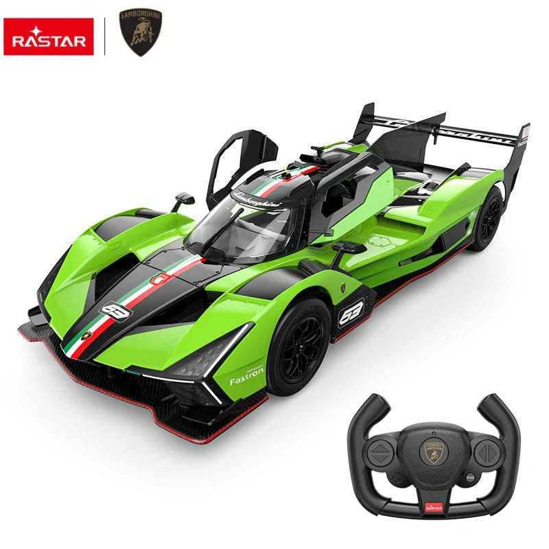 Radiovadāma mašīna Lamborghini SC63 LMDH, 1:14 Rastar 10150 | EcoToys
