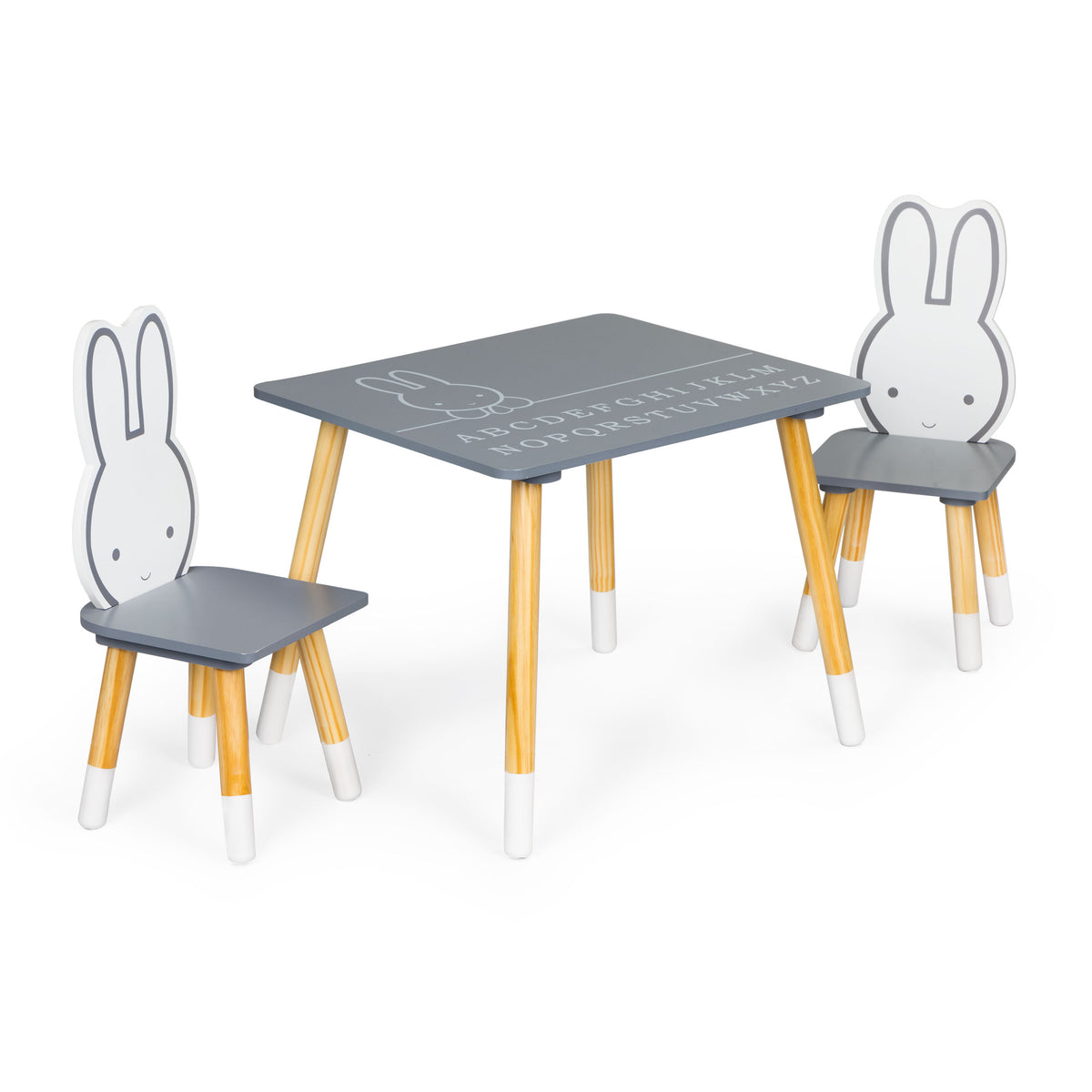 Bērnu mēbeļu komplekts: galds + 2 krēsli | EcoToys