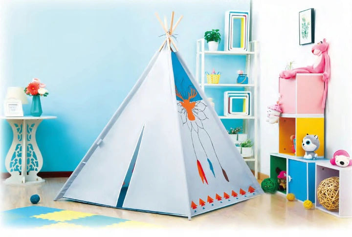 Teepee telts wigwam bērnu māja