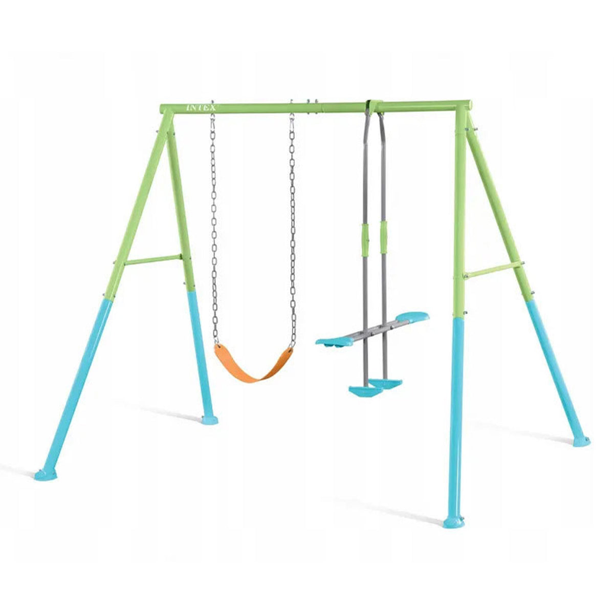 Dubultās dārza šūpoles bērniem – glaiders INTEX 44120 | EcoToys