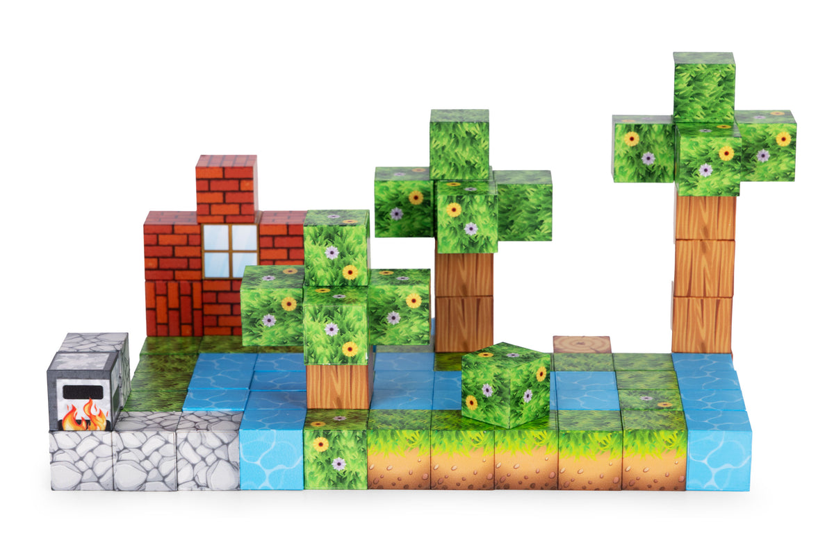 Magnētiskais konstruktors bērniem, 88 gab. | EcoToys