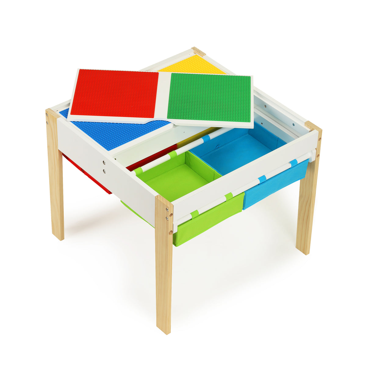 Koka bērnu mēbeļu komplekts: galds + 2 krēsli | EcoToys