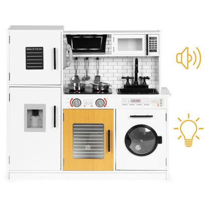 Liela koka virtuve bērniem ar skaņu un LED MAGIC KITCHEN