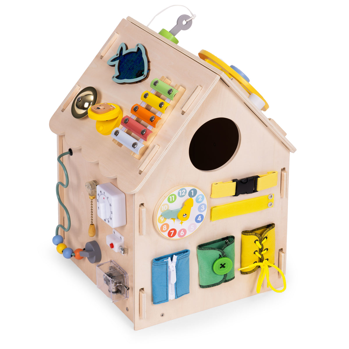 Koka sensorā mājiņa bērniem XXL, 30 gab. | EcoToys