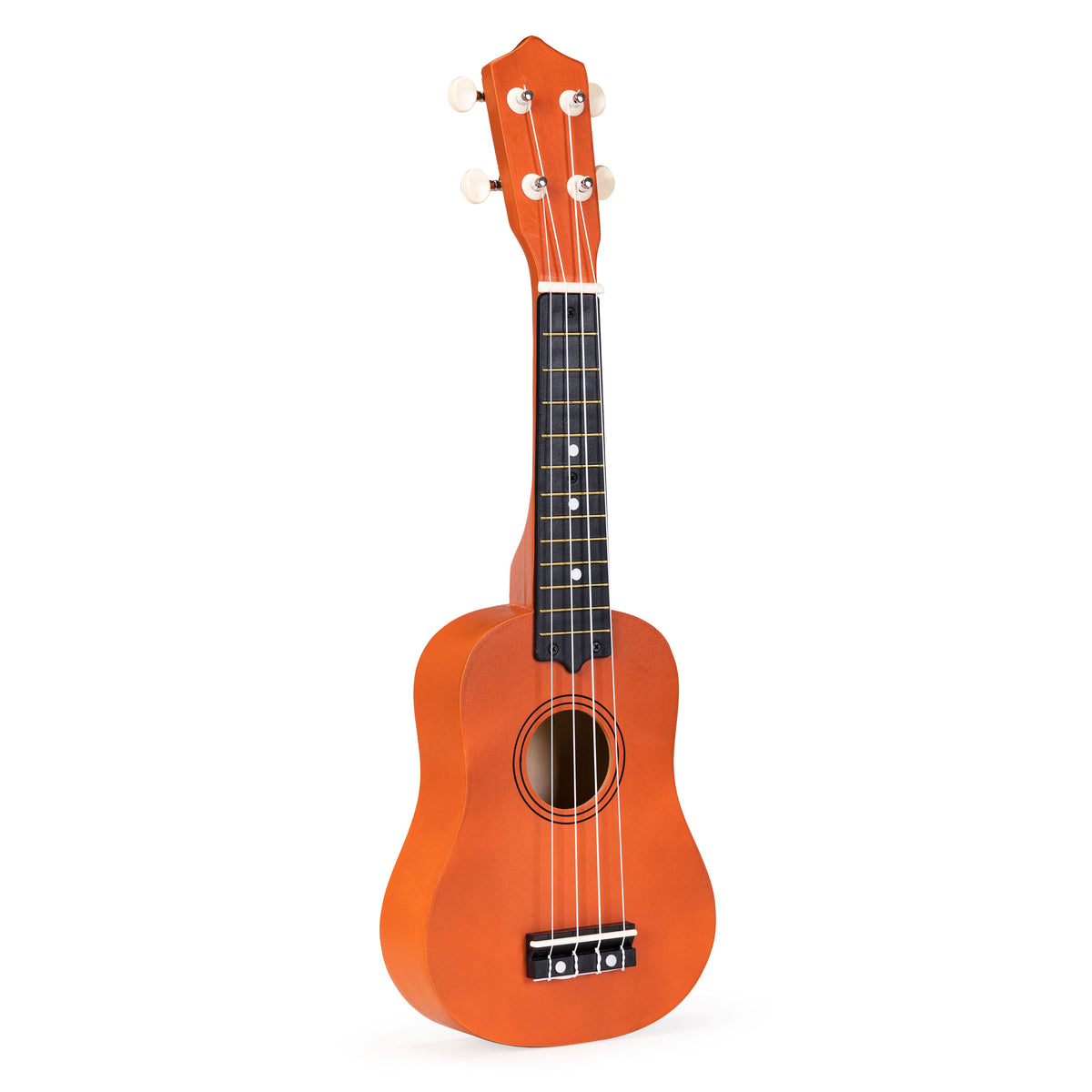 Koka ukulele bērniem, 4 neilona stīgas | EcoToys