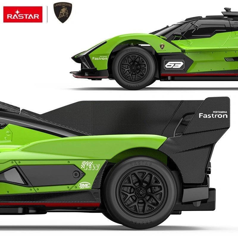 Radiovadāma mašīna Lamborghini SC63 LMDH, 1:24 Rastar 10160 | EcoToys