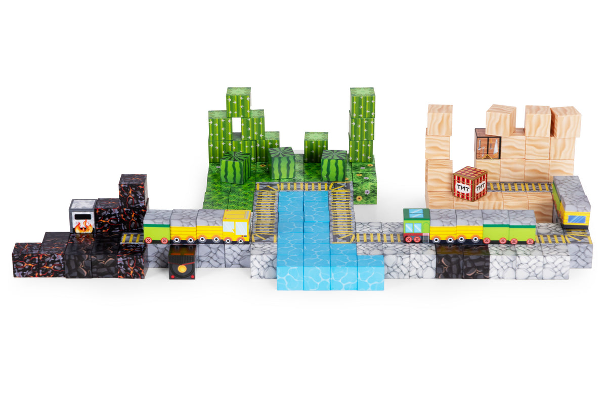 Magnētiskais konstruktors bērniem, 169 gab. | EcoToys