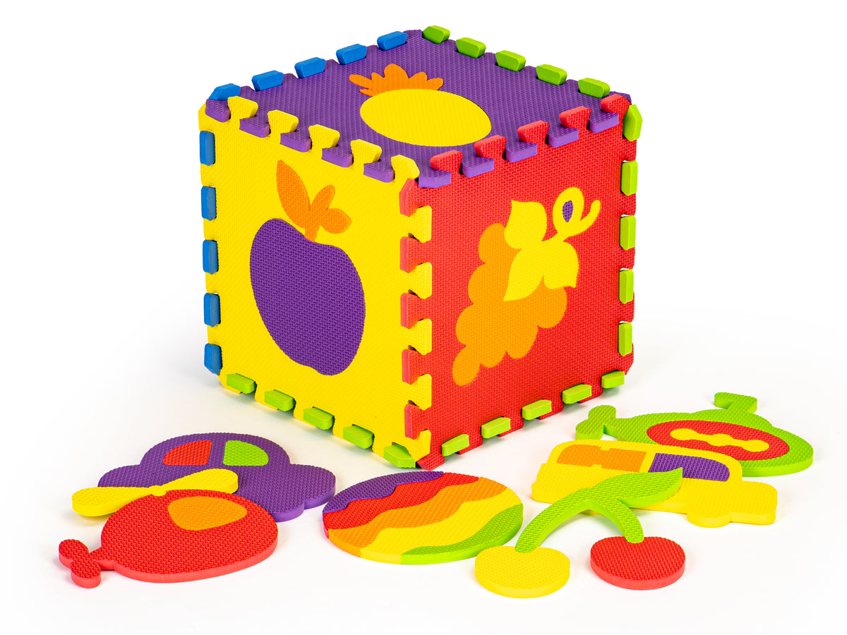 EVA putu izglītojošais puzles paklājs 148x119 cm, 20 gab. | EcoToys