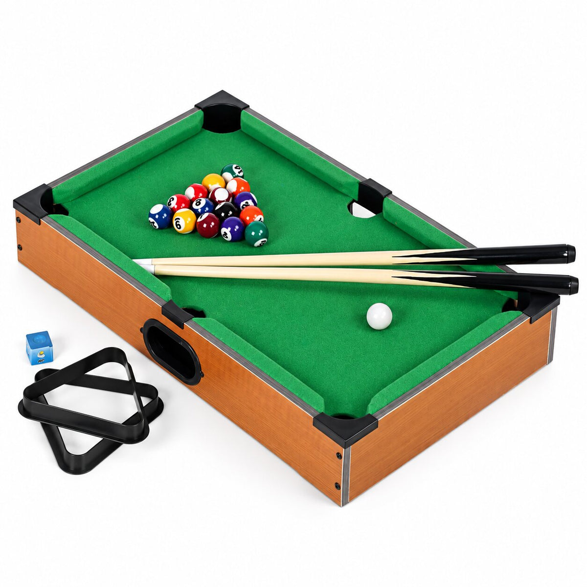 Mini biljarda galds 50x30 cm bērniem ar piederumiem | EcoToys
