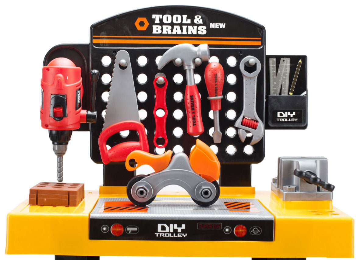 Liela bērnu darbnīca “Tool & Brains”, 39 gab. | EcoToys