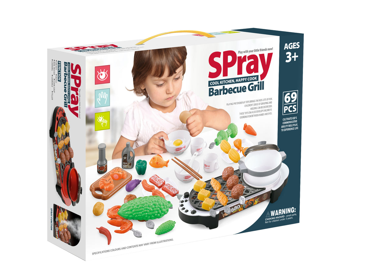 Mini virtuve – grils ar virtuves piederumiem bērniem | EcoToys