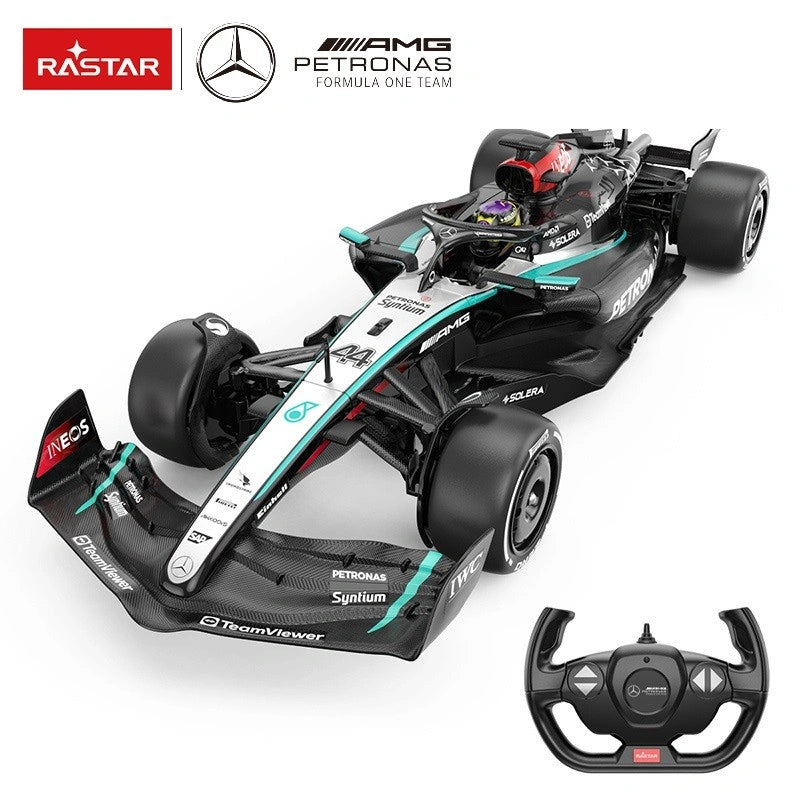 Radiovadāma mašīna Mercedes AMG F1 W15 E, 1:12 Rastar 10250 | EcoToys