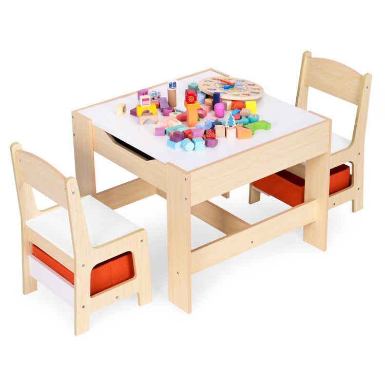 Bērnu galds ar 2 krēsliem PASAKA | EcoToys